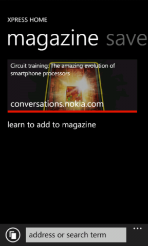 Xpress für Lumia (Quelle: Nokia)